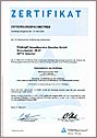 Zertifikat Entsorgungsfachbetrieb Bünde
